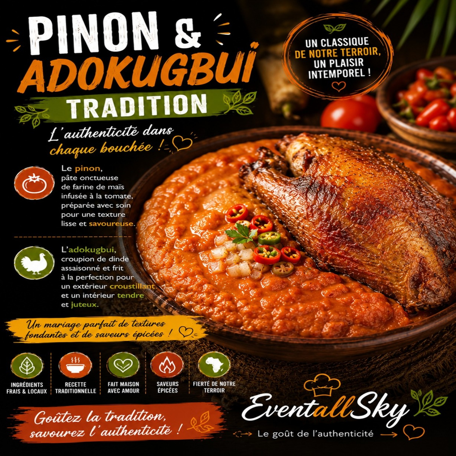 Pinon & Adokugbui Tradition 🍛🦃🔥