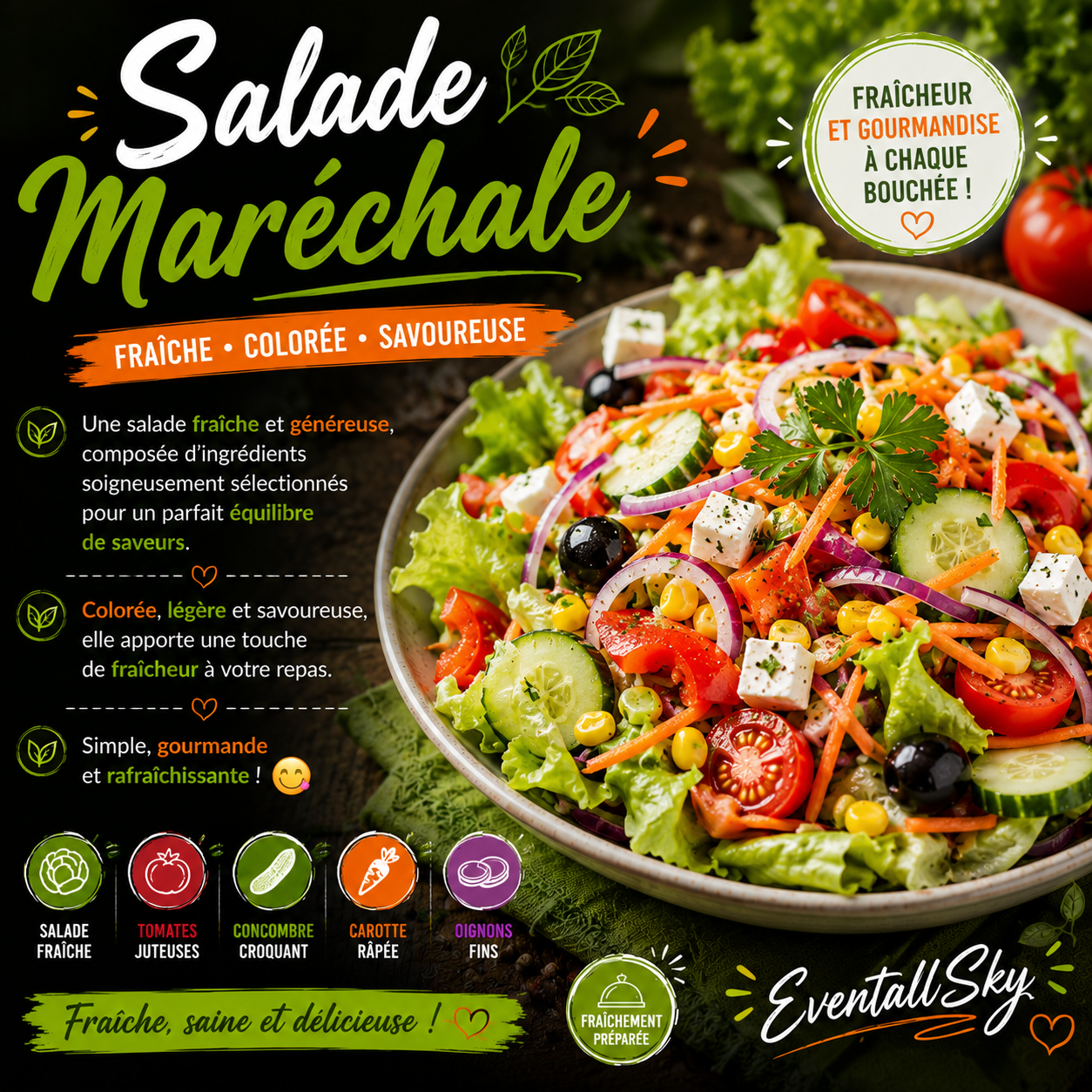 Salade Maréchale  🥗✨