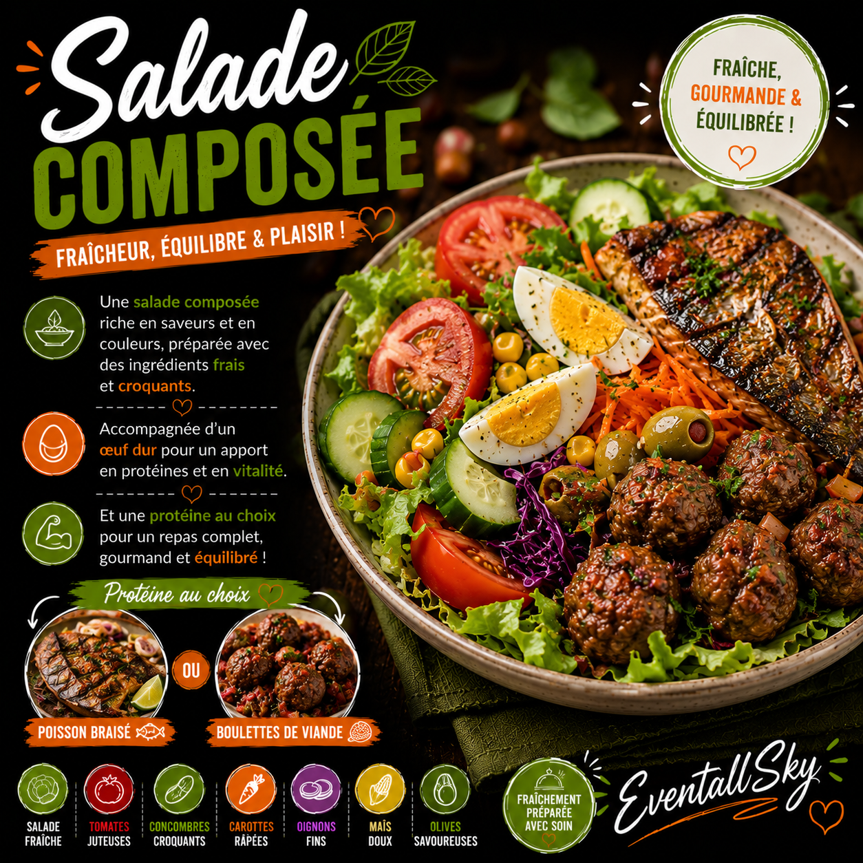 Salade Composée 🥗🥚